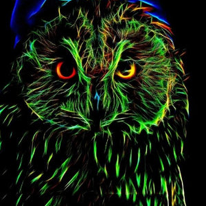 Screech Owl Diamond Painting Kit
