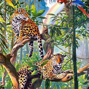 wild animals diamond art kit