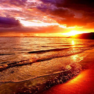 Sea Waves & Sunset DIY Painting Kit