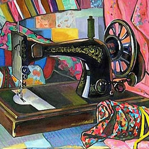 Sewing Machine Diamond Painting Kit