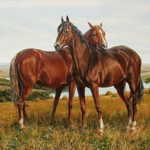Sorrel Horses Diamond Painting Kit