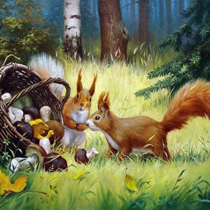 Squirrels DIY Diamond Painting