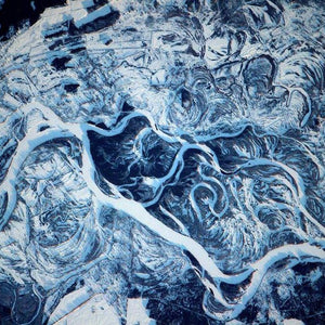 The Frozen Wild Dnieper River Diamond Painting Kit