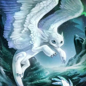 The Mythical Frost Feather Diamond Painting