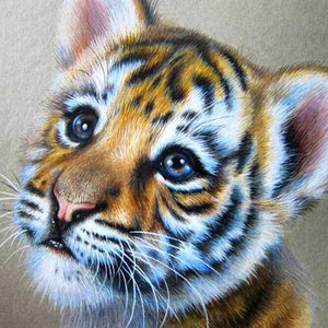 Tiger Cub Diamond Painting