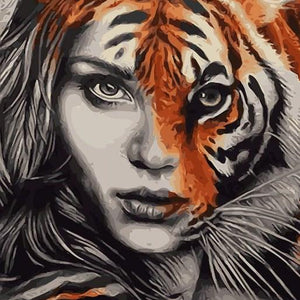 Tiger Lady Paint by Diamonds