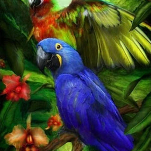 Tropical Birds Diamond Painting Kit