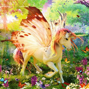 Unicorn Butterfly Paint by Diamonds