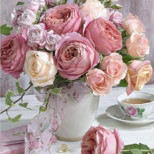 Paint With Diamond Roses