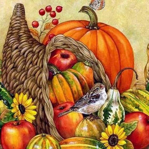 Vintage Thanksgiving Diamond Painting Kit