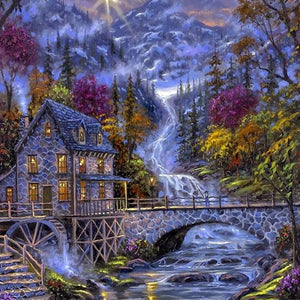 Water Mill Paint by Diamonds