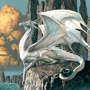 White Dragon DIY Painting Kit