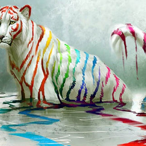 Tiger Square Drill Painting Kit