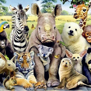 Wild Animals Diamond Painting Kit