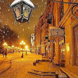 Winter Night Diamond Painting