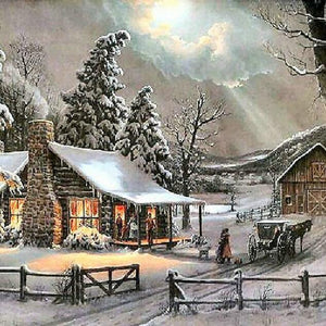 Winter Scene DIY Painting Kit