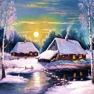 Winter Landscape Painting