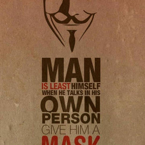 Man Behind Mask