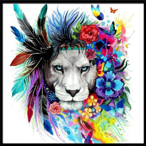 Romantic Lion Painting