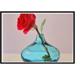 Rose Flower In Bottle