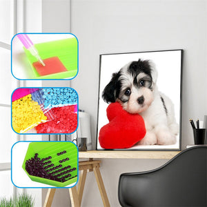 Loving Dog Diamond Painting