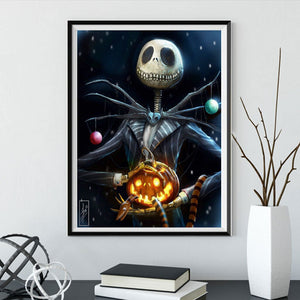 Halloween skull Pumpkin Diamond Painting