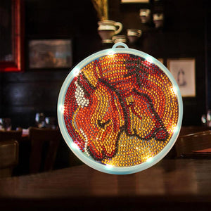 Lion LED Diamond Painting