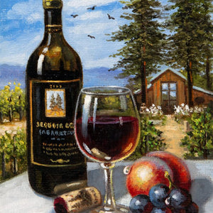 Wine Diamond Paining Kit