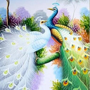 Peacocks Diamond Painting