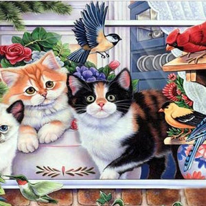 Cats Full Drill Painting